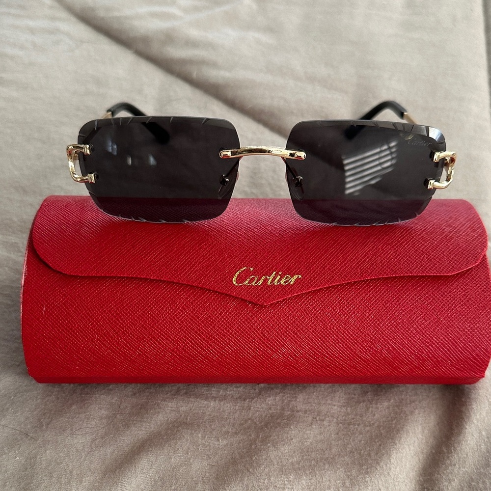 Cartier Black Sunglasses - Picture 2 of 8